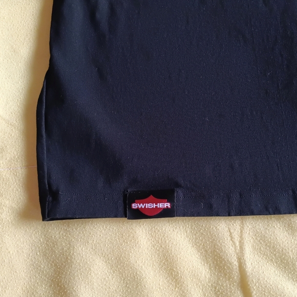 🖤 Swisher Blunts T-Shirt Tee Mens Black Medium Cotton 420 Cannabis Pot Leaf - Picture 10 of 10